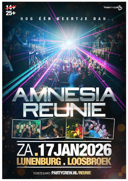 Amnesia Reunie Flyer